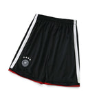 Elite Retro Kits Germany 2026 kids home kit black football shorts with white side stripes and team crest