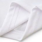 Close-up of white breathable fabric on an Elite Retro Kits Germany 2026 World Cup kids home kit jersey