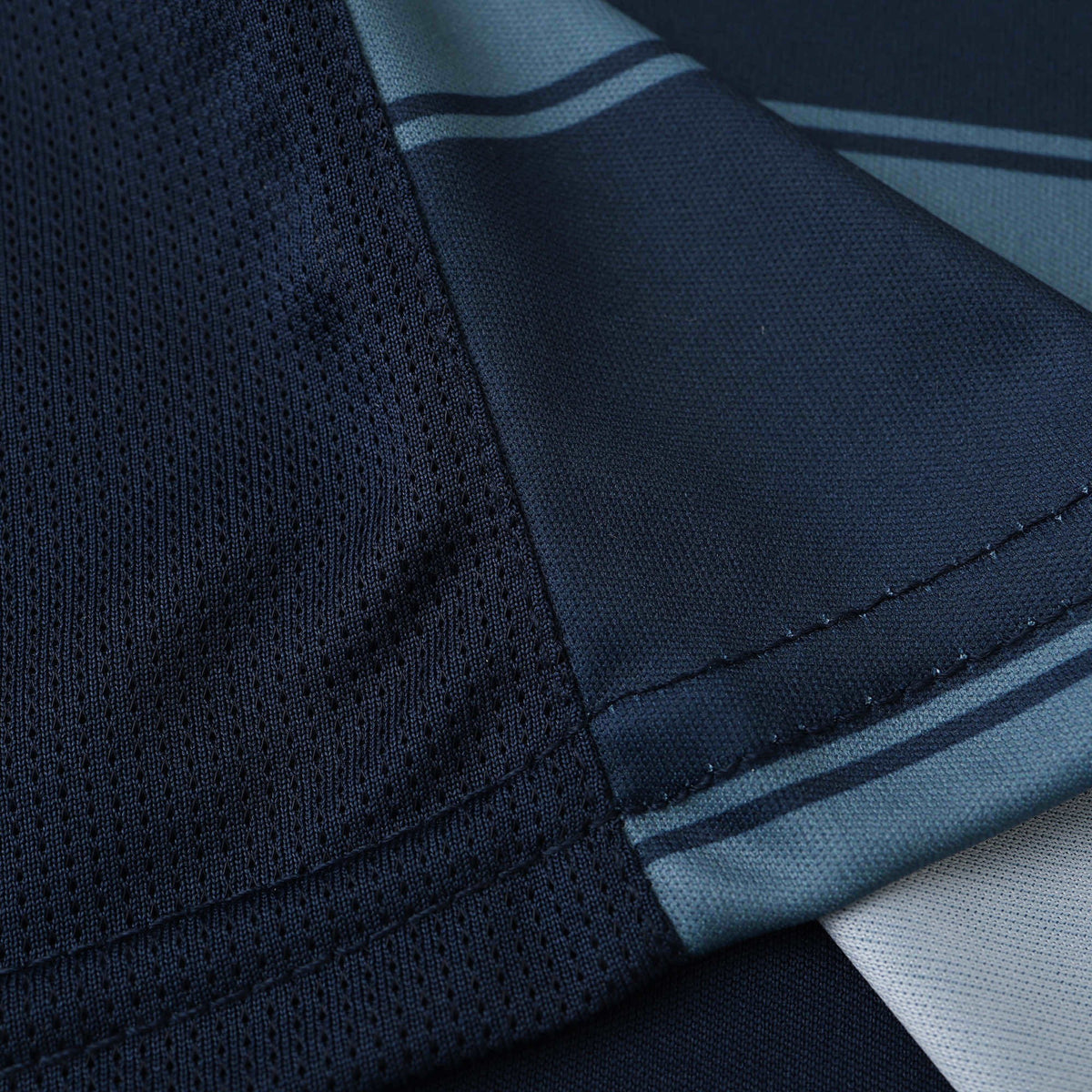Elite Retro Kits Inter Milan 2004/05 third shirt featuring dark blue and grey horizontal striped fabric detail