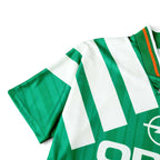 Elite Retro Kits Ireland 1992-94 home football shirt in green with white stripes and Opel sponsor logo