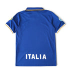 Elite Retro Kits Italy 1996 home football shirt in azzurro blue with white Italia text on the back