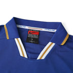 Elite Retro Kits Italy 1996 home football shirt in azzurro blue with a classic collar and Nike Premier label