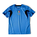 Elite Retro Kits Italy 2006 home football shirt in azure blue with gold Puma logo and four-star national team crest