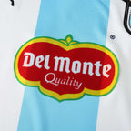 Elite Retro Kits Lazio 1999/00 home shirt featuring the iconic sky blue and white stripes with Del Monte sponsor logo