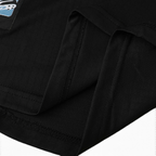 Elite Retro Kits Lazio 1998/99 away shirt detail showing black fabric texture and hem stitching