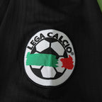 Elite Retro Kits Lazio 1998/99 away shirt sleeve patch featuring the Lega Calcio logo on black fabric