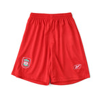 Elite Retro Kits kids Liverpool 2004/05 home football shorts in red with team crest and Reebok logo