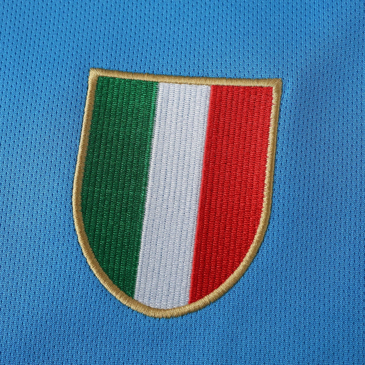 Elite Retro Kits Napoli 1987/88 home shirt featuring the Italian Scudetto shield emblem on sky blue fabric