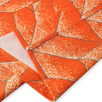 Elite Retro Kits Netherlands 1988 home shirt sleeve detail showing the iconic orange geometric pattern