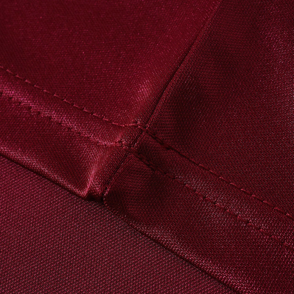 Close-up of the deep red fabric and stitching on an Elite Retro Kits Roma 1992-94 home football shirt.