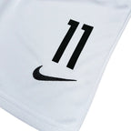 Elite Retro Kits Santos 2012/13 kids home kit white fabric with black number 11 and embroidered Nike swoosh logo