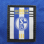 Elite Retro Kits FC Schalke 04 1998 home shirt official replica adidas patch on royal blue fabric
