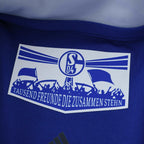 Elite Retro Kits FC Schalke 04 2010/11 home shirt inner neck detail with club crest and Tausend Freunde slogan