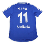 Elite Retro Kits FC Schalke 04 2000-02 home shirt in royal blue with Sand 11 print on the back