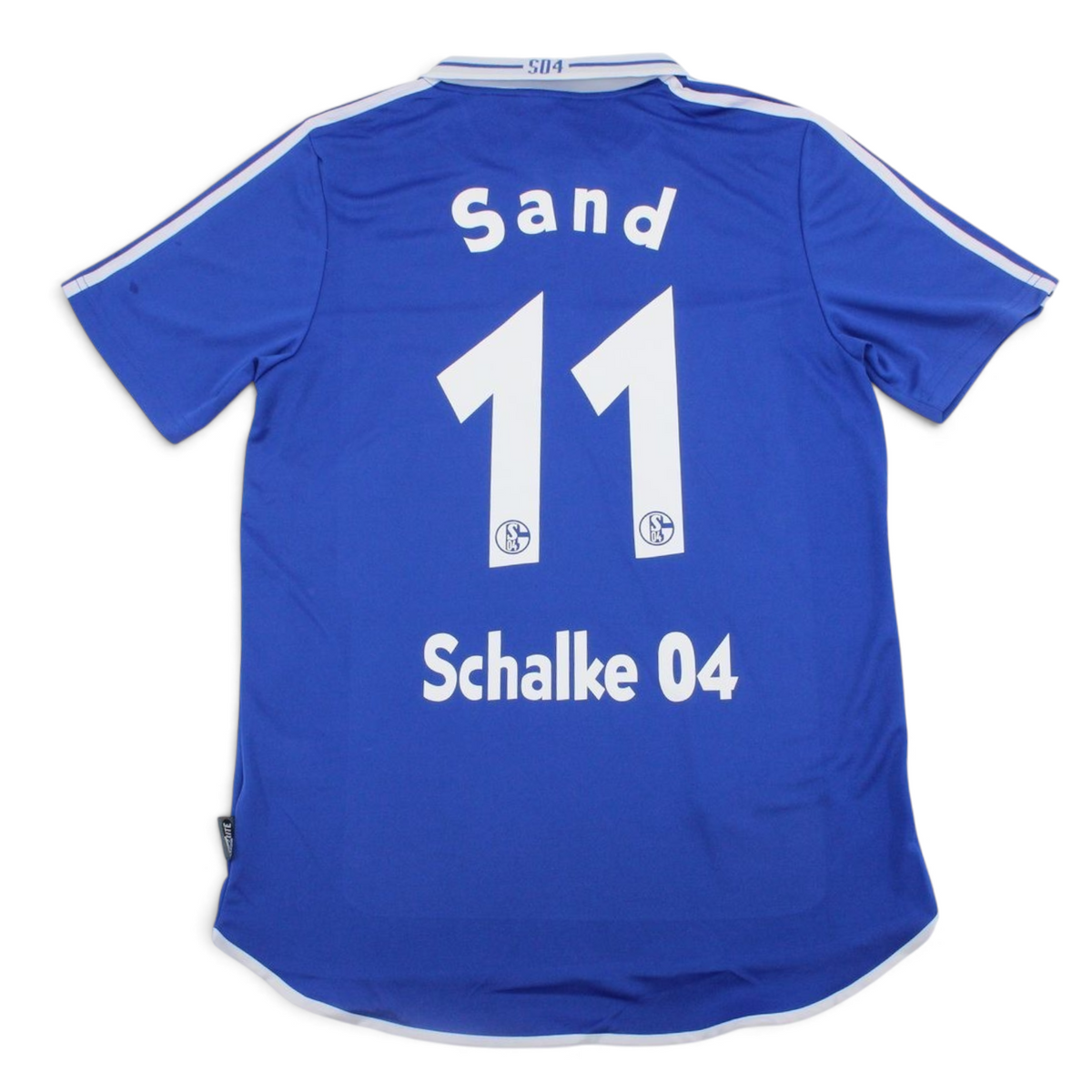 Elite Retro Kits FC Schalke 04 2000-02 home shirt in royal blue with Sand 11 print on the back