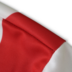 Elite Retro Kits USA 1994 home soccer shirt fabric detail showing white and red textured material