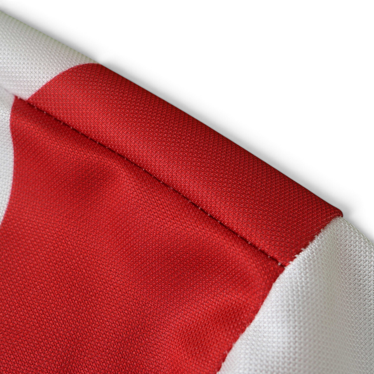 Elite Retro Kits USA 1994 home soccer shirt fabric detail showing white and red textured material