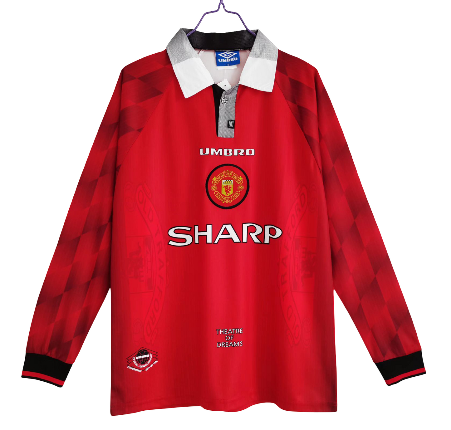 Manchester United 1996-1997 Home Jersey Long Sleeve