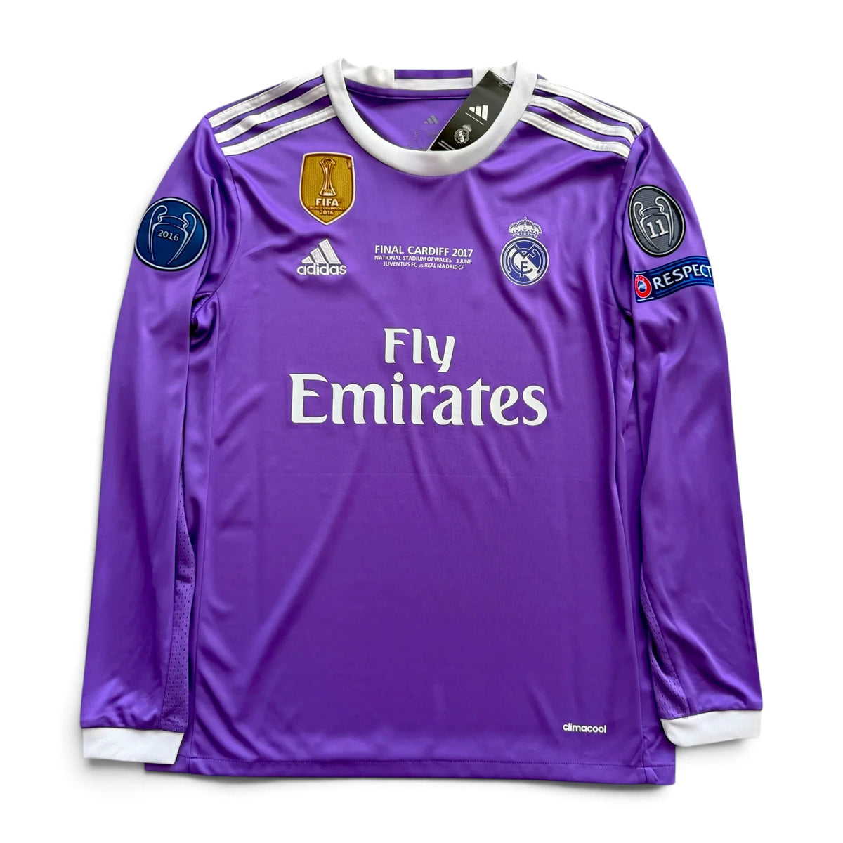 Real Madrid 2016/17 UCL-finale uitshirt (lange mouwen)