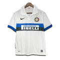 Inter Milan 2009/10 white away football shirt – retro kit from treble-winning season, worn by Sneijder and Milito