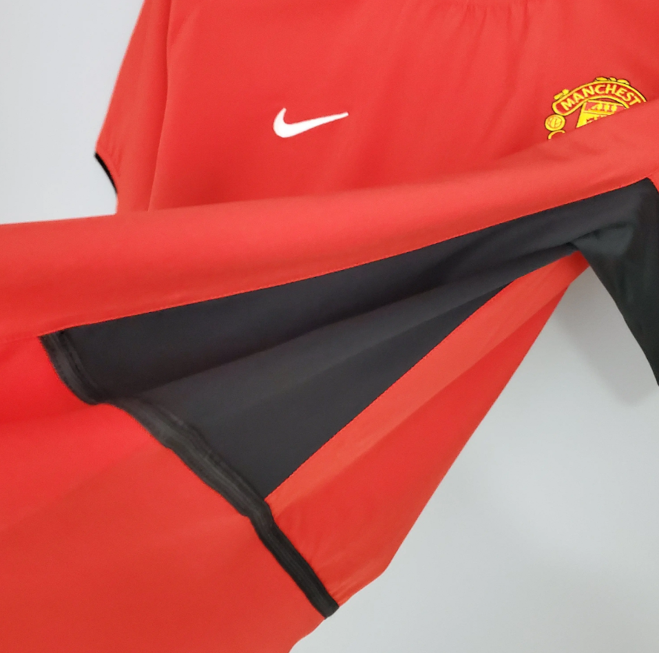 Red Manchester Soccer jersey angle