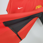 Red Manchester Soccer jersey angle
