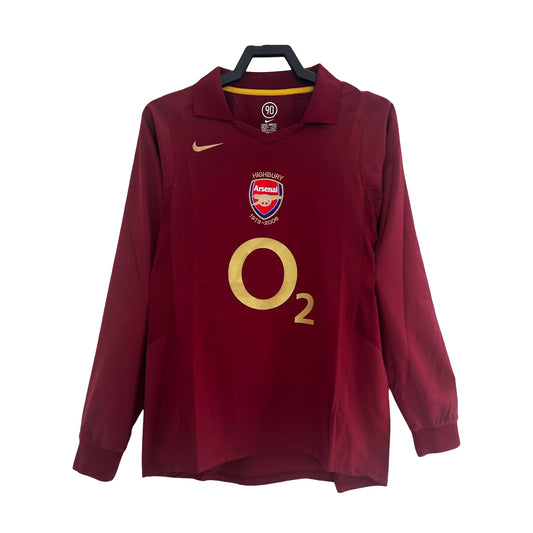 Arsenal 2005/06 Home Shirt Long Sleeve
