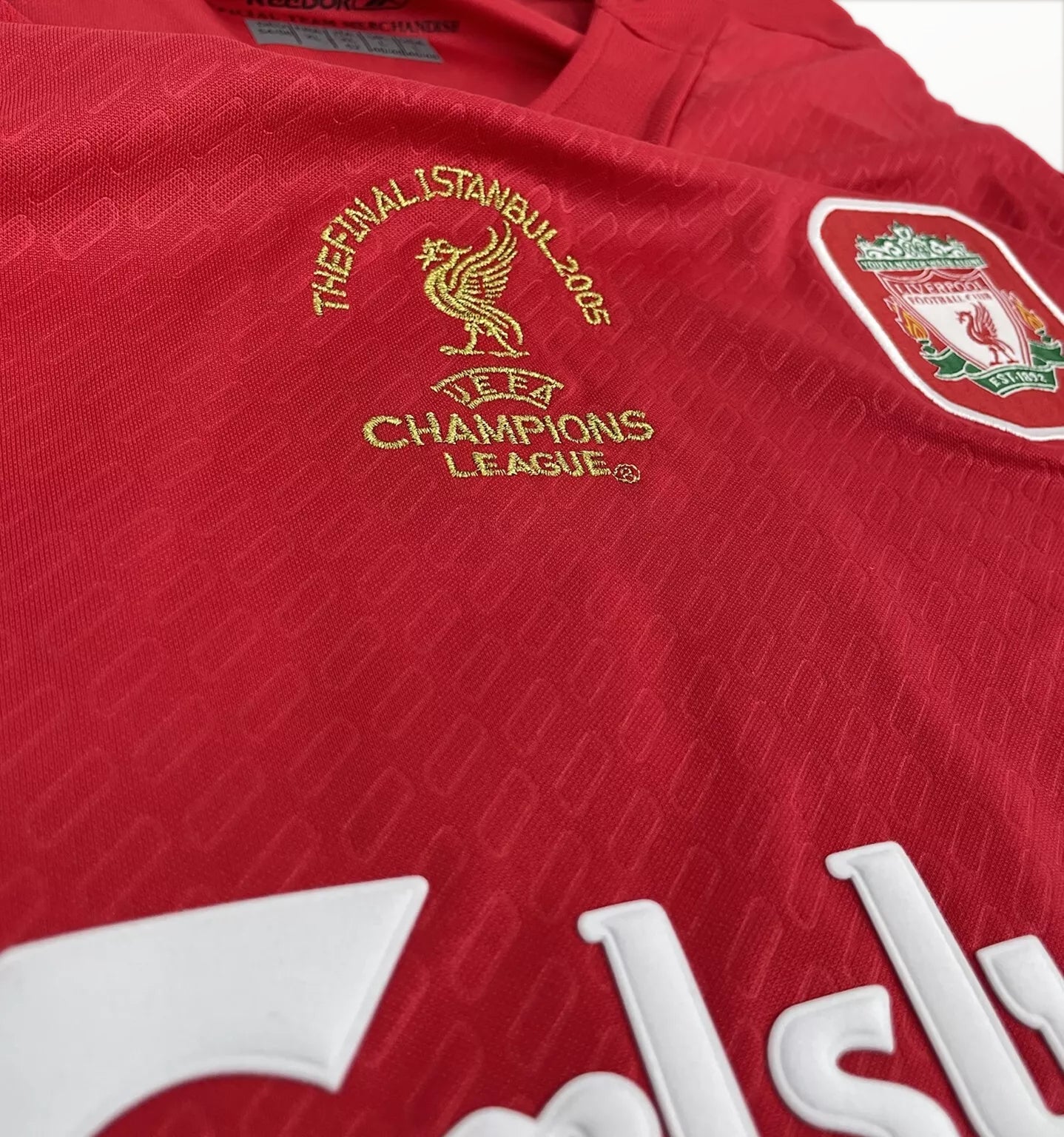 Liverpool 2004/05 Champions League Final Home shirt