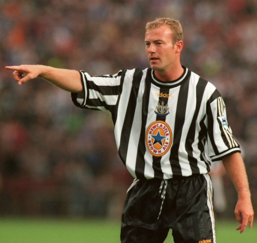 Newcastle Classic Home jersey from the 1997 to 1999 seasons. Famously worn by Alan Shearer.